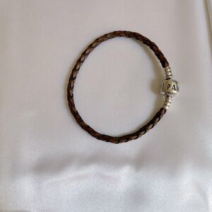 PANDORA Braided Leather Bracelet